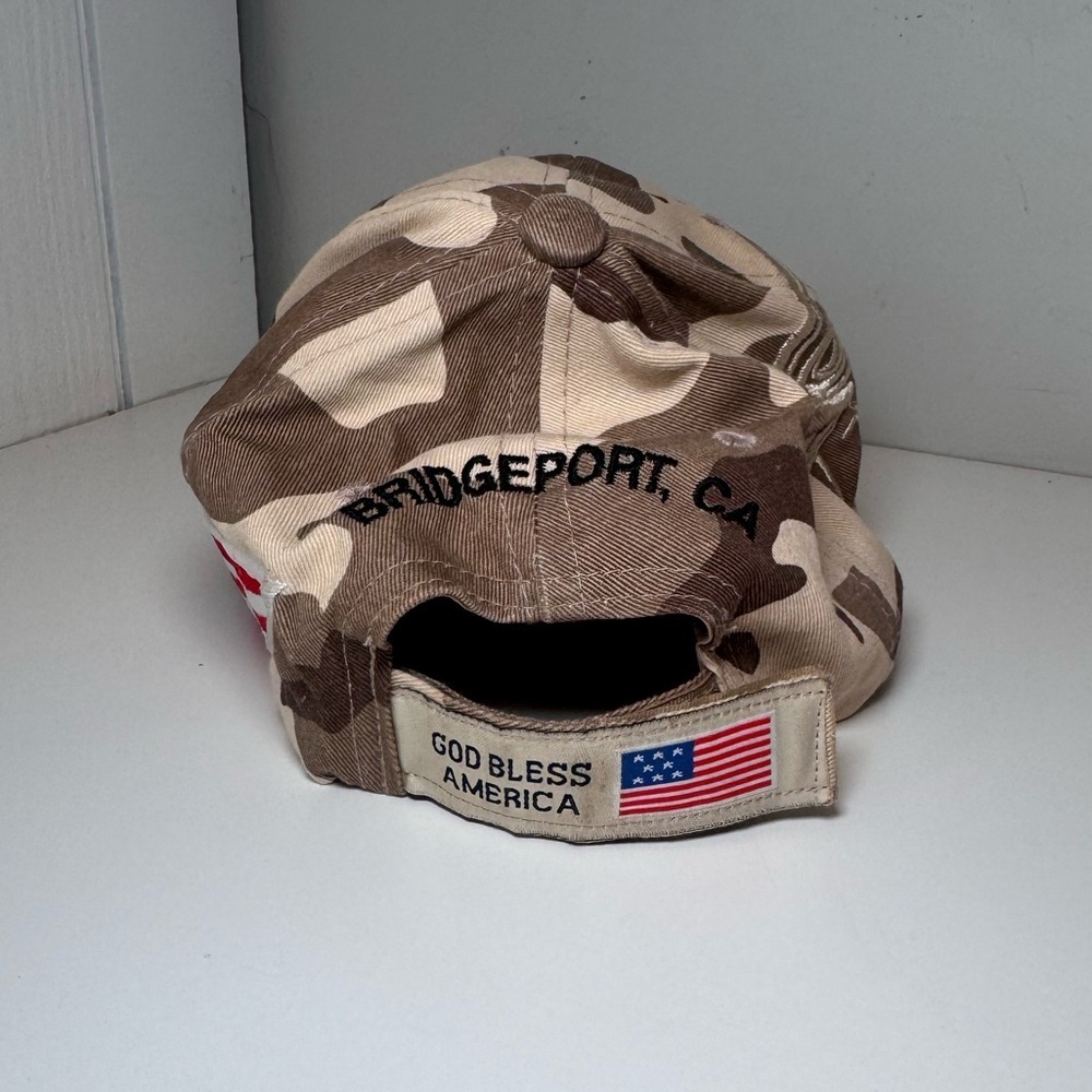 Vintage Eagle American Flag Adjustable Hat - Picture 3 of 5